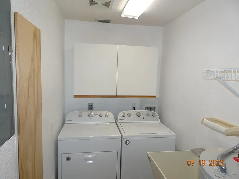 In home utility with tub sink