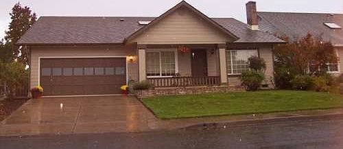 Front of house newly painted