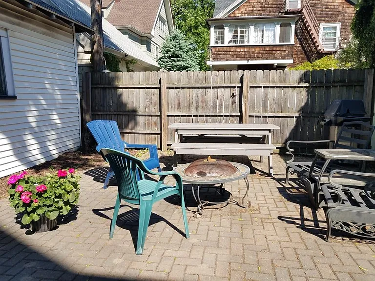 Backyard patio