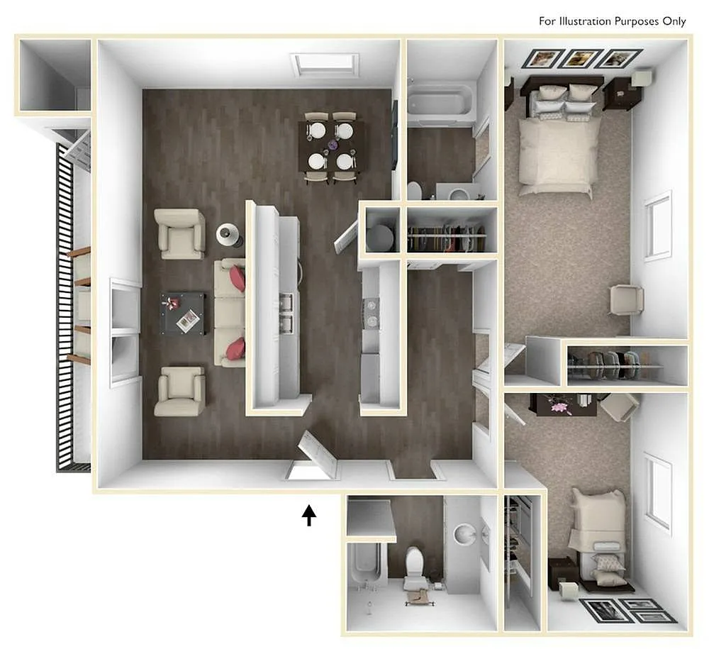Floor plan B3