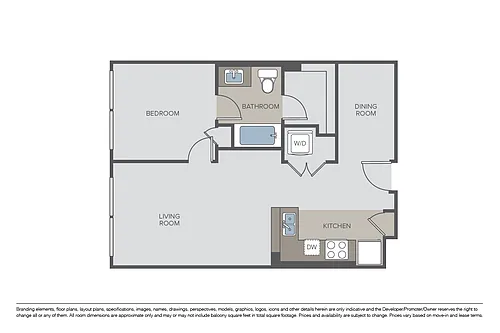Floor plan Plan 1B