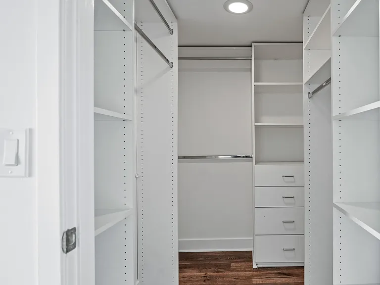 Master walk in closet