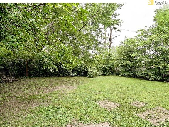 Fenced back yard.