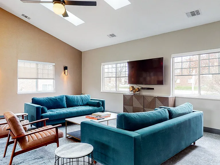 Grab some friends and hots a movie night in our clubhouse lounge.