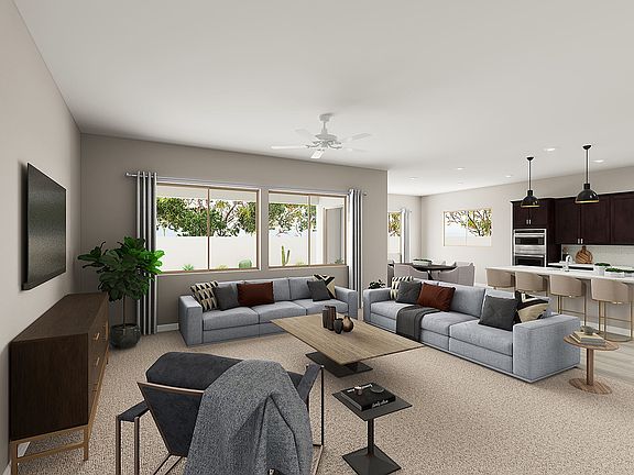 Holly Plan 5007 Great Room Rendering