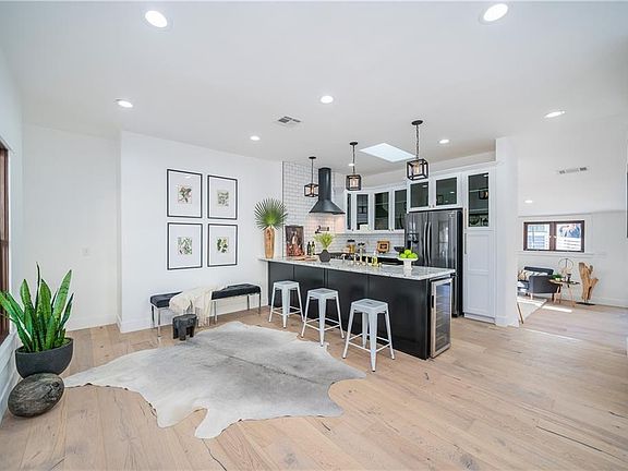 Living room Dining and Kitchen area