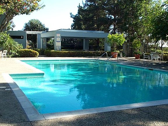 Community pool and jacuzzi