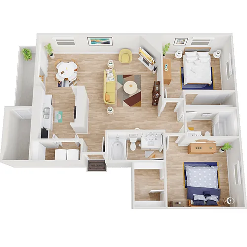 Floor plan Spanish Bay