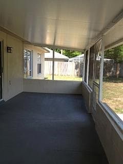 Very Large Screen Back Porch