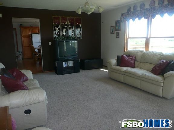 Another view of the family room.  Large window for countryside viewing.
