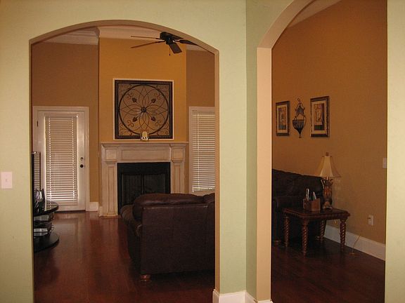 Arched doorways from Dining Room