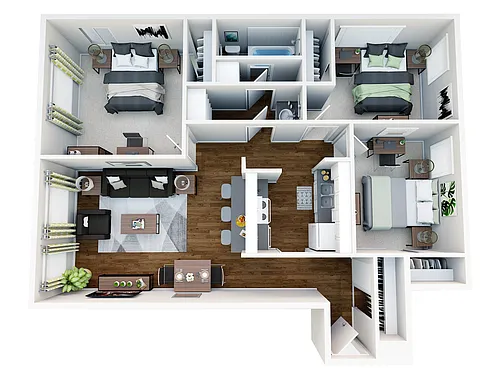 Floor plan 3X15A