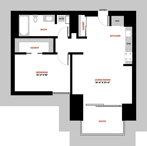 Floor plan Plan 1S