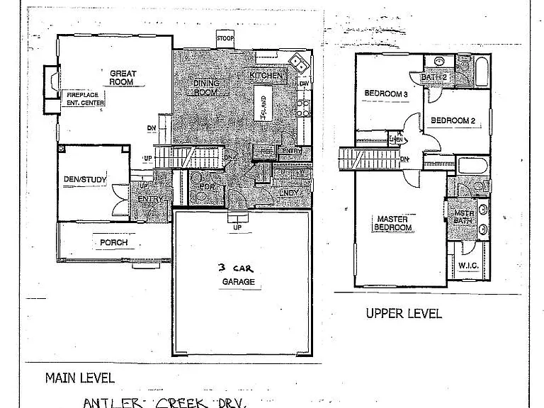Floor plan for this home.