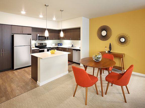 Kitchen and dining area