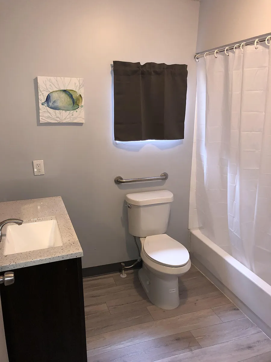 1 of 2 downstairs hall bathrooms - W Spruce St