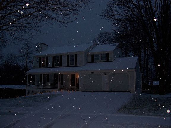 Pretty House In Snow