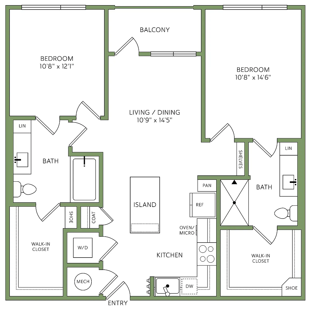 Floor plan B1