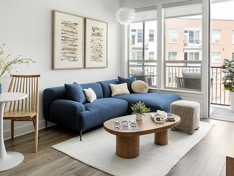 Platinum model living room.