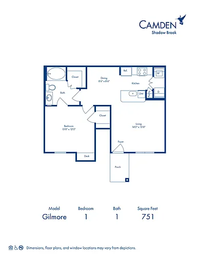 Floor plan Gilmore