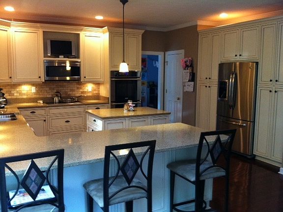 Hardwood floors and open floor plan!