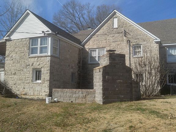 Rear view with patio