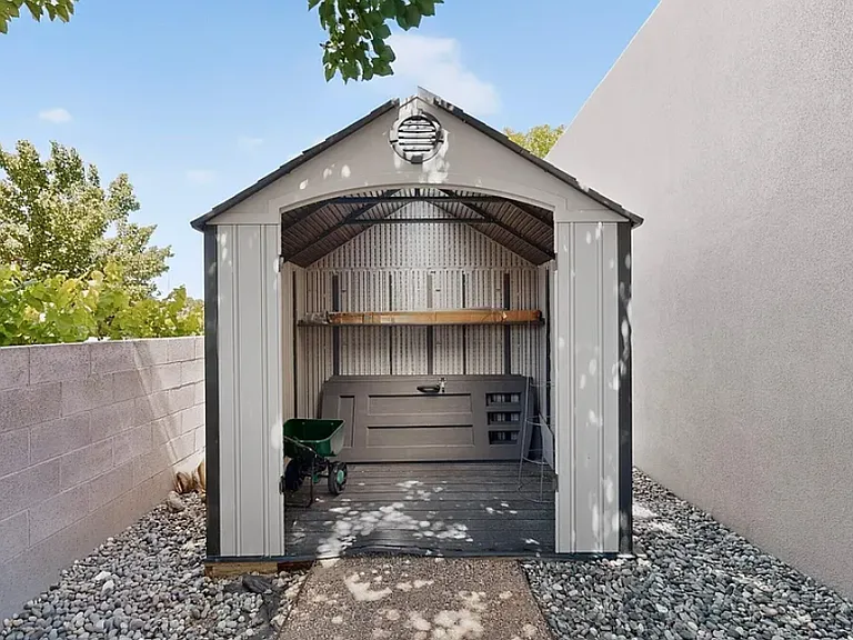 Backyard Shed Before Rebuild