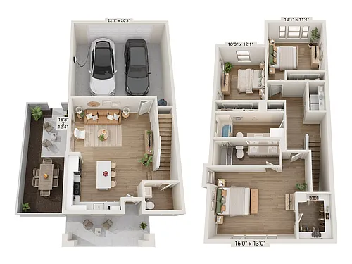 Floor plan Sunburst