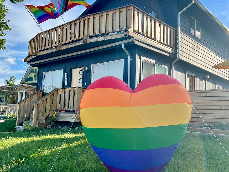 Front of entire home during Edgewater Pride