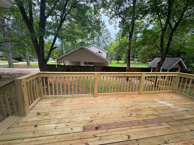 Large Wooden Deck