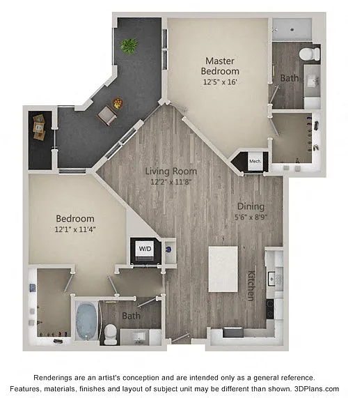 Floor plan Brookland