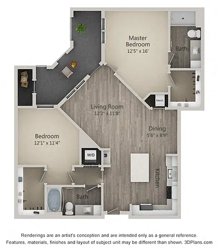 Floor plan Brookland
