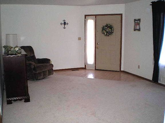 Inside front door