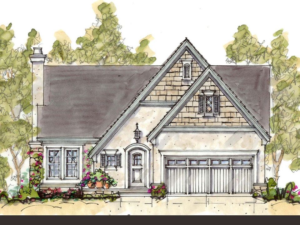 Front Elevation 1 1/2 Story Silverplume