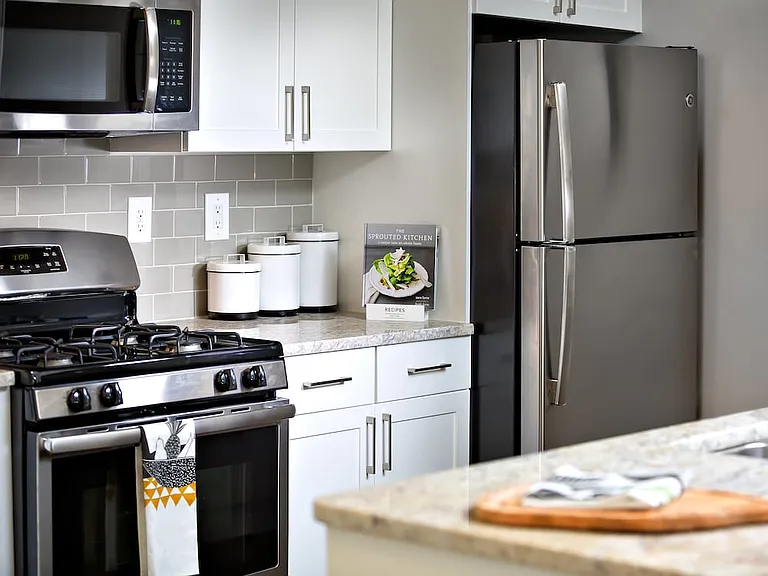 River Mews Building Renovated Kitchen