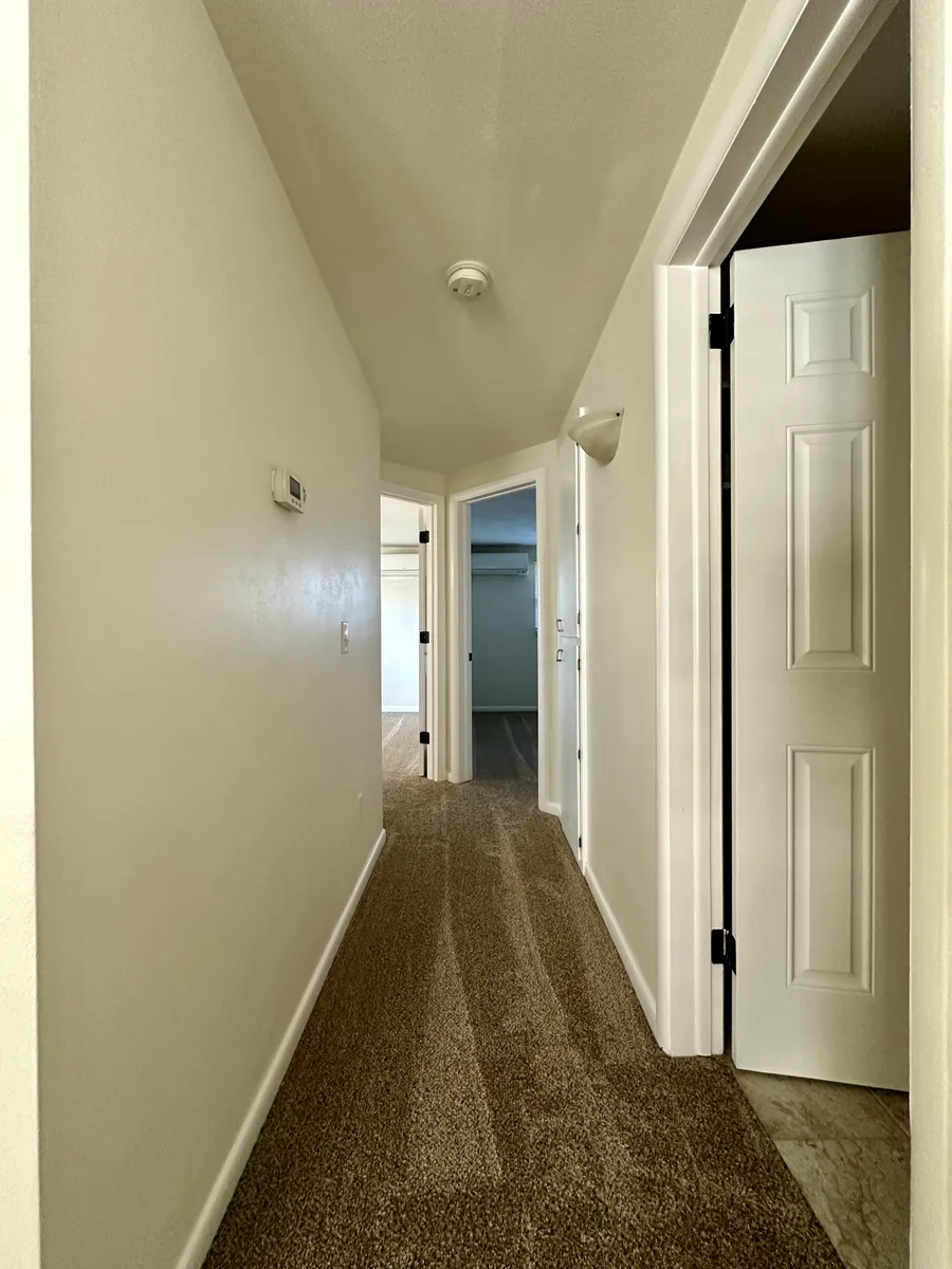 Hallway to bedrooms and bathrooms. - 1114 Birch Haven Cir