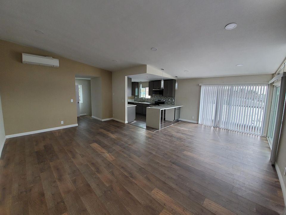 Living Room with Island and dining space