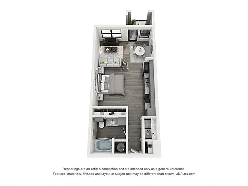 Floor plan The Monroe