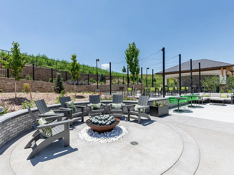 Outdoor Fire Pit with Seating