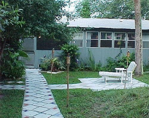 Rear porch