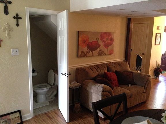 half bath in living room