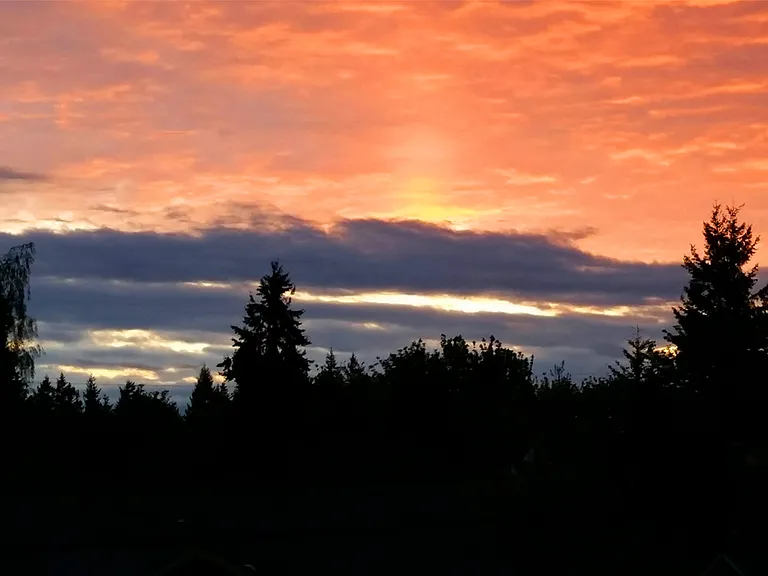Sunset from apartment
