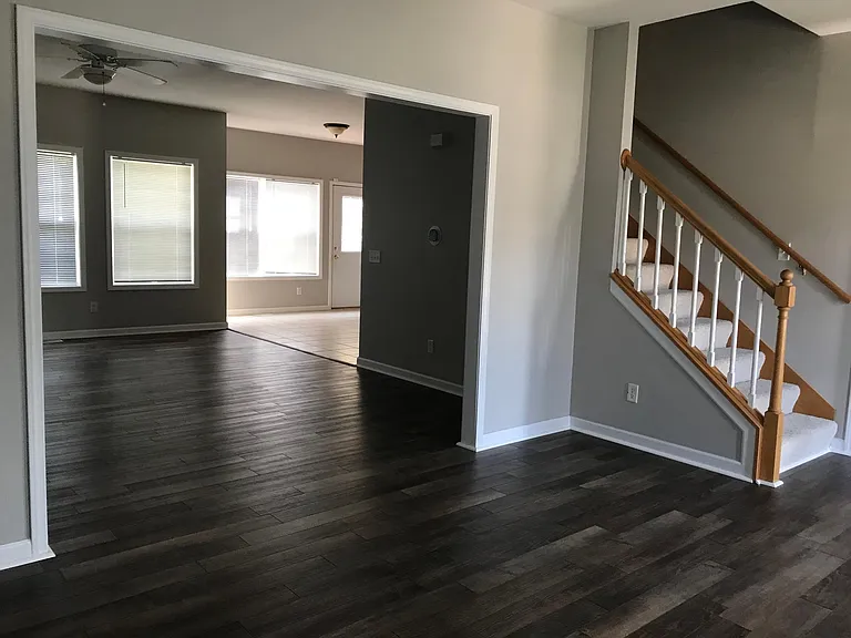 family room and living room