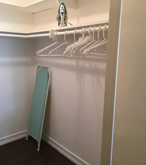 This is the walk in closet in the owner's suite. It is big, it is like a small bedroom.