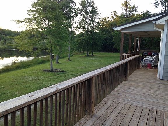 Deck to front porch view