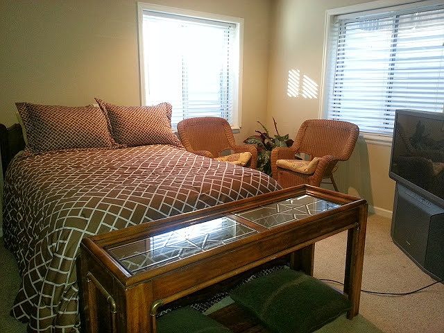 Furnished basement