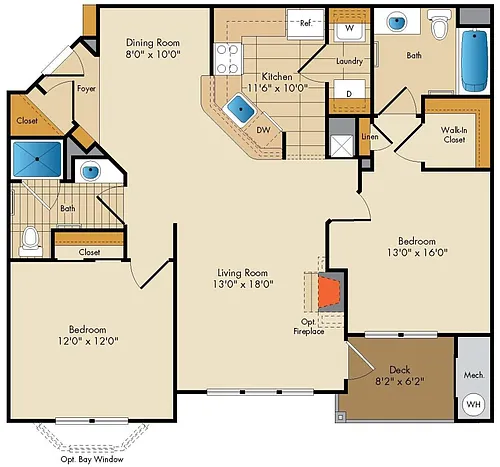 Floor plan Westbury