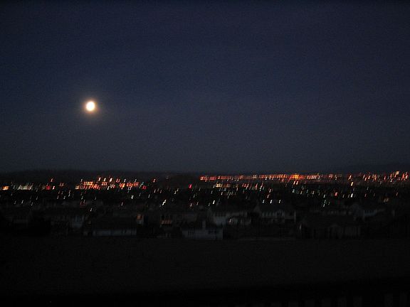 City Lights View From Balcony 
