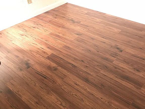 New laminate floors upstairs