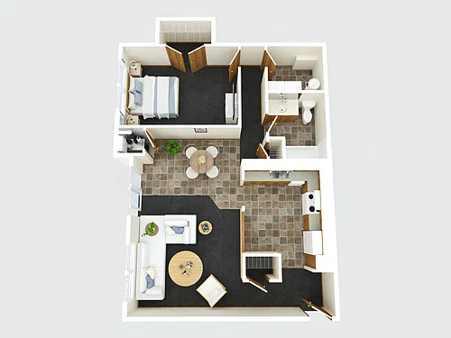 Floor plan 1 Bedroom